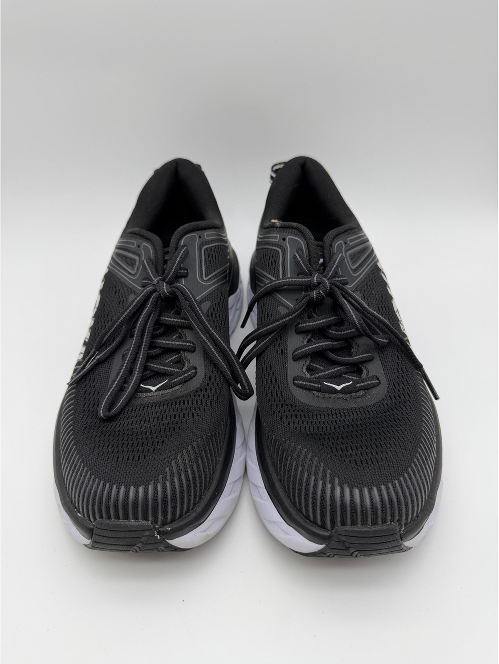 Hoka One One W Bondi 7 Women's Running Shoes Size 7.5 Black White